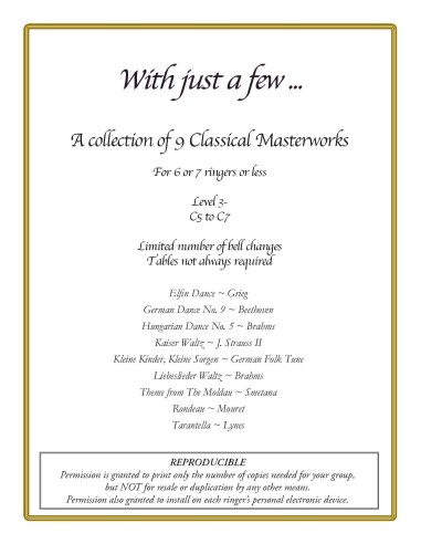 With Just A Few ~ A collection of 9 Classical Masterworks
