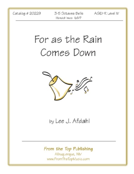 For As the Rain