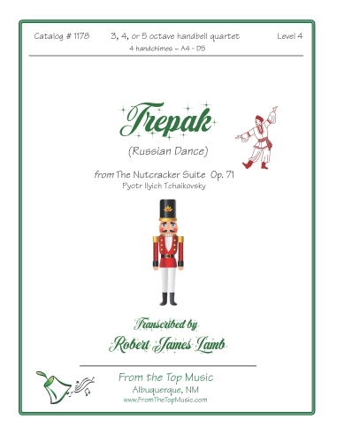 Trepak ~ from The Nutcracker ~ for Handbell Quartet