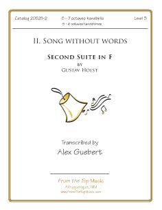 Second Suite in F - Song without Words