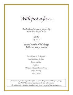 With Just a Few... series:  Sacred Hymns 2